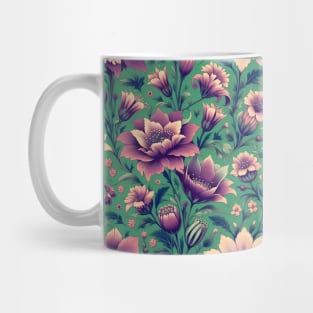 Purple Flowers Mug